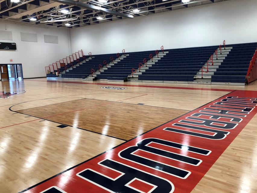 Hardwood basketball court installed by Junckers at the FIBA Eurobasket 2022