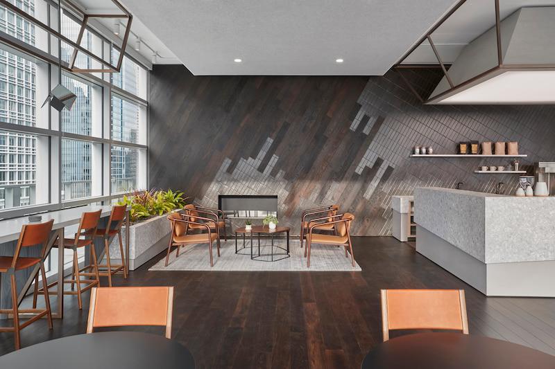 Black oak is a beautiful colour for any stylish hotel restaurant