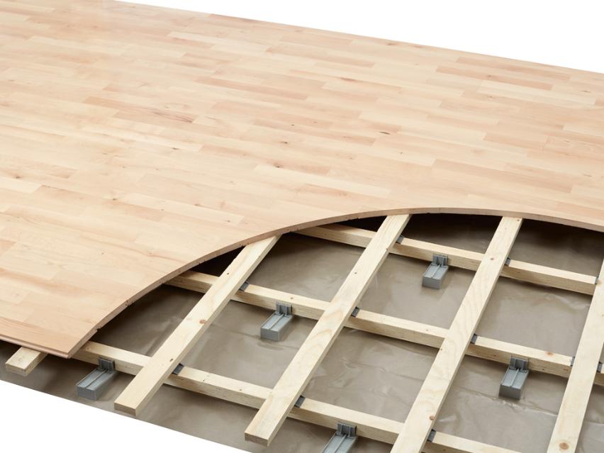 Junckers sports flooring fixed system